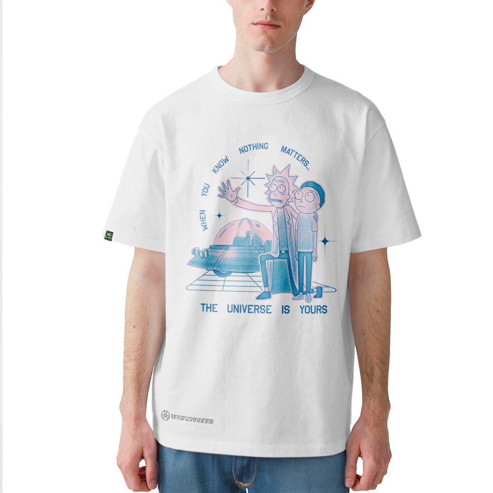 Rick and Morty Nothing Matters t-shirt white, S