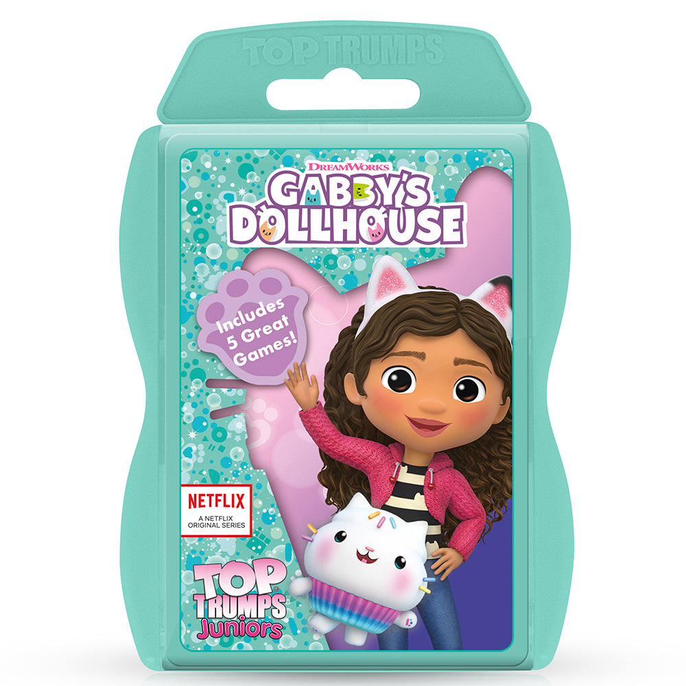Winning Moves Gabby's Dollhouse -Top Trumps Junior Card Game English