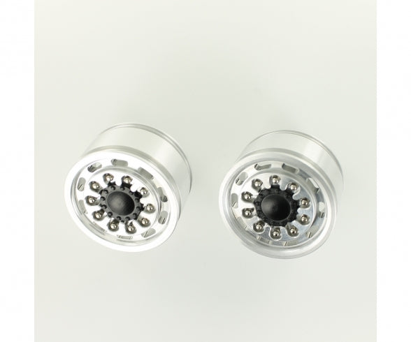 Carson - 1:14 Alum. Fr. wide wheel Longh. (2) Hex