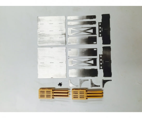 Carson - 1:14 Alum. Trailer palette case w/6 Pal.