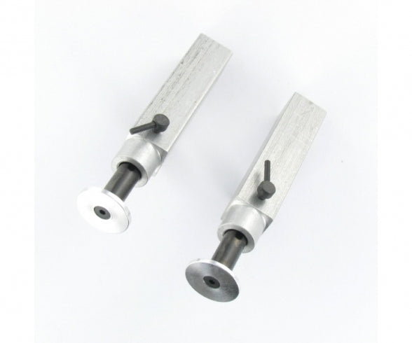 Carson - 1:14 Alum. Trailer support legs (2) 73mm