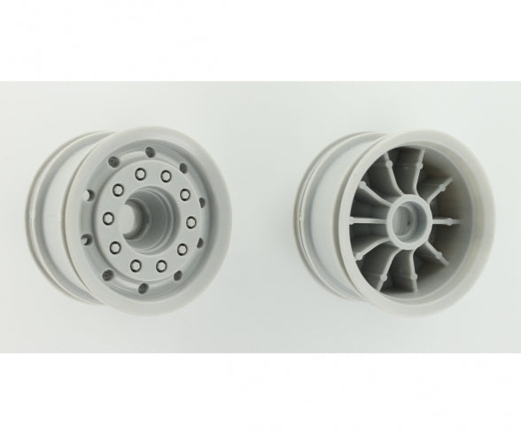 Carson - 1:14 Truck Front Wheel wide gray (2) ABS