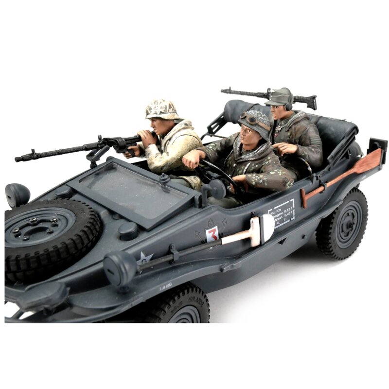 1/16 Figures Schwimmwagen Crew Set Winter