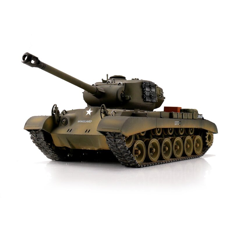 1/16 RC M26 Pershing Snow Leopard green BB (metal tracks)