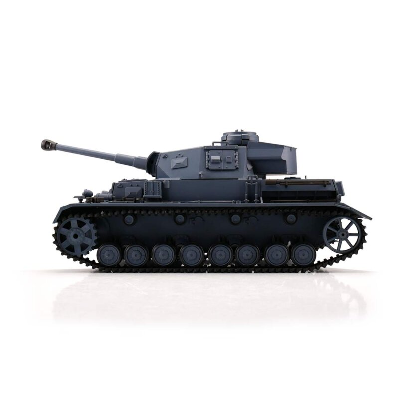 1/16 RC PzKpfw IV Vers. F2 grey BB+IR (Metal Tracks)