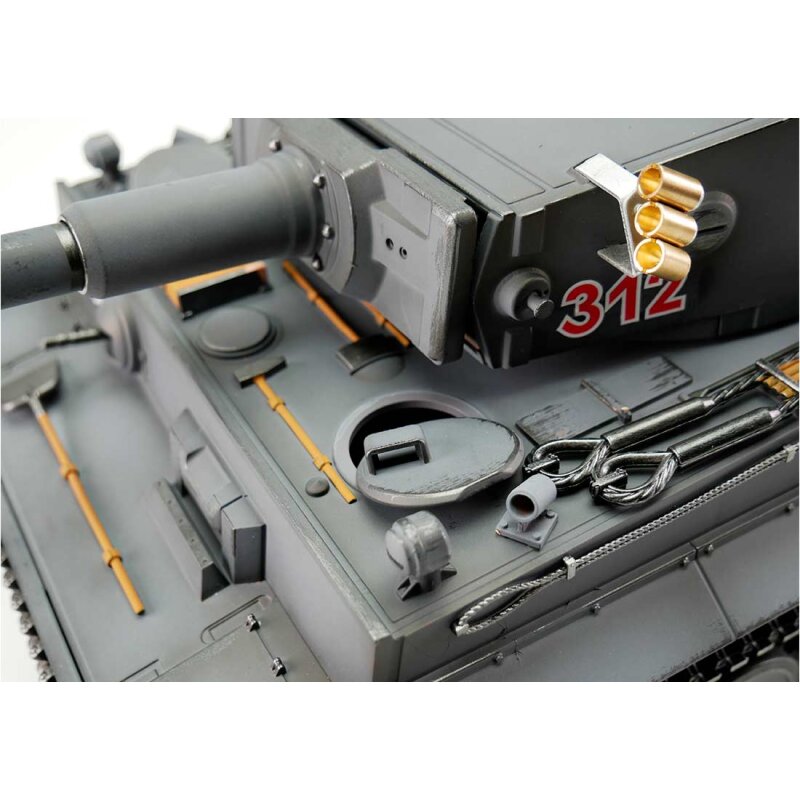 1/16 RC Tiger I Early Vers. grey BB Smoke