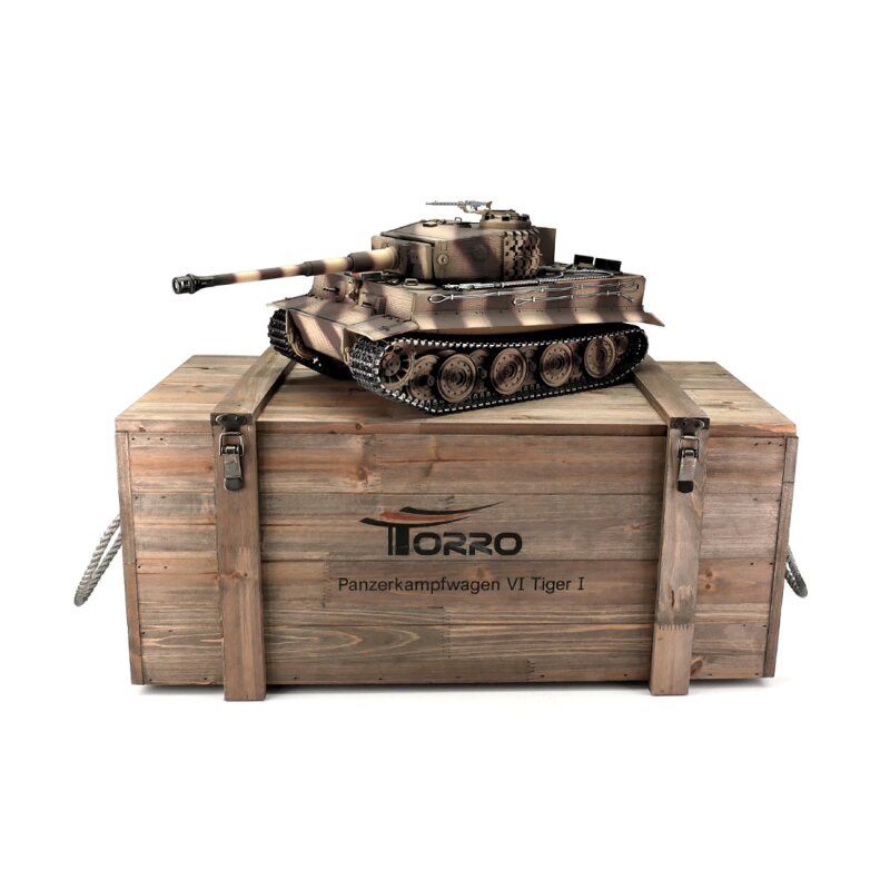 1/16 RC Tiger I Late Version desert IR Smoke