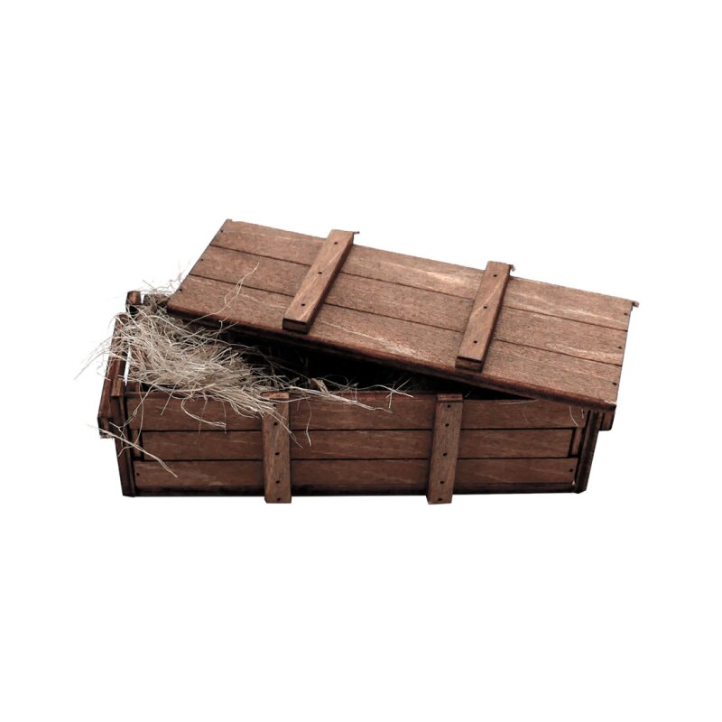 1/16 Accessories Wooden Crate L