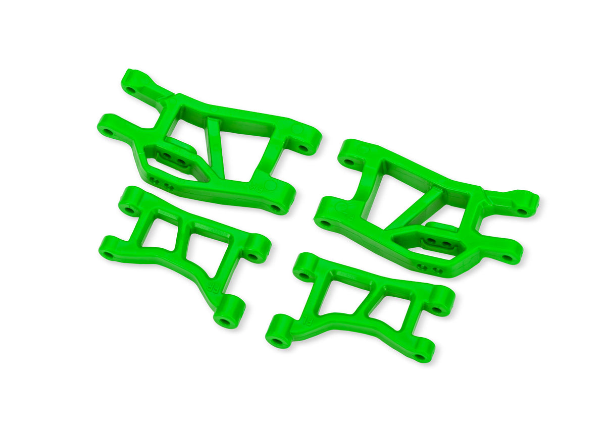 Suspension Arms Front Set Green Mini Slash