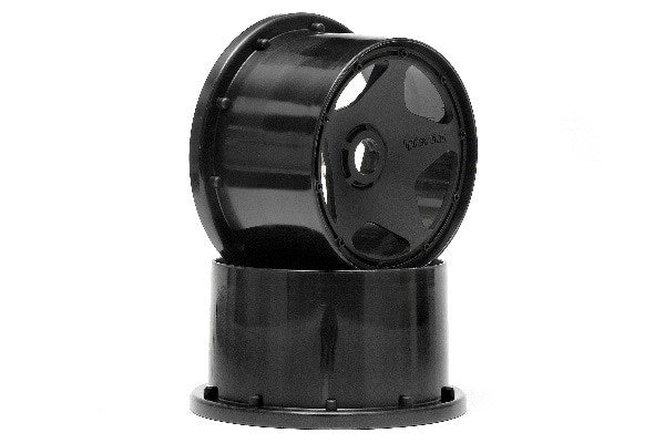 Super Star Wheel Black Rear (120 X 75Mm/2Pcs)