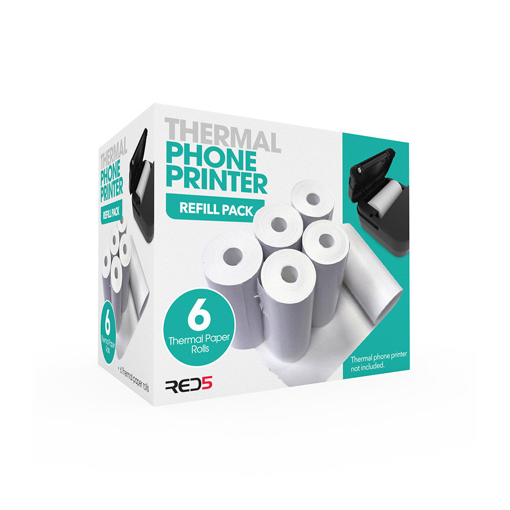 Termopapper – Refill till Mini Fotoskrivare (6 rullar)