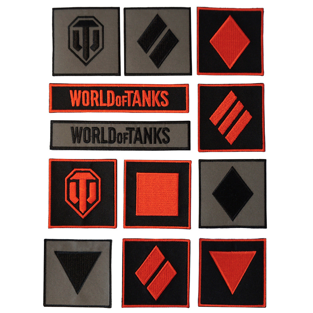 World of Tanks Zip hoodie with patches green, S