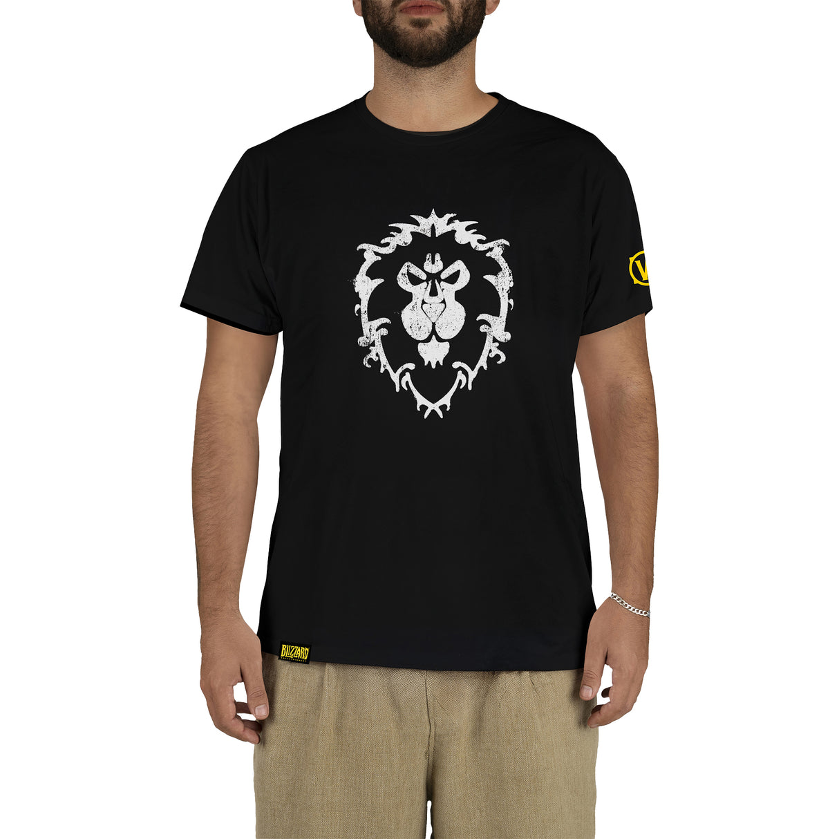 World of Warcraft Alliance Classic t-shirt, color: black, size: S