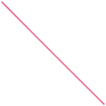 Antenna tubes neon pink 3.2 x 311 mm (24)
