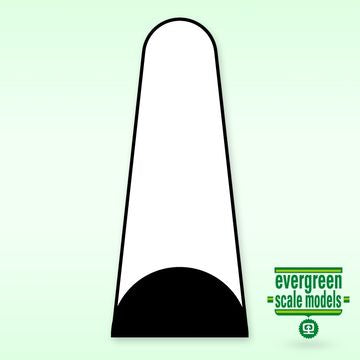 Evergreen 244 - Half-round (.125) 3.2x350 (3)