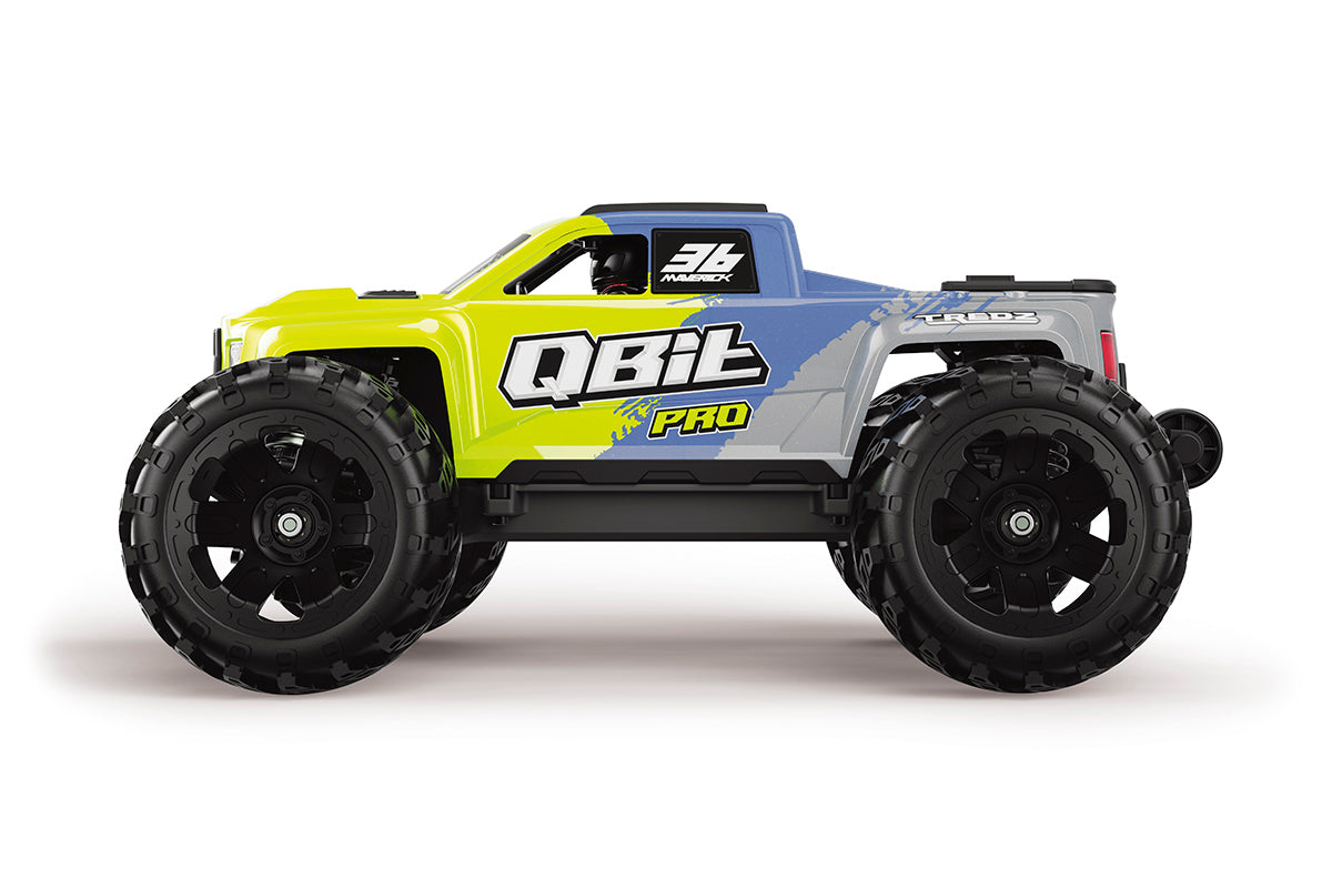 Qbit MT Pro 1/16th Monster Truck - Fluoro Green