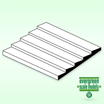 Evergreen 4031 - Clapboard Sheet 1x150x300 0.75 space