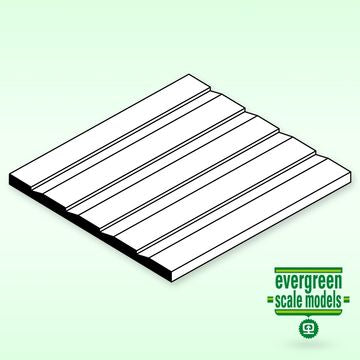 Evergreen 4109 - Novelty siding Sheet 1x150x300 2.7 spacing