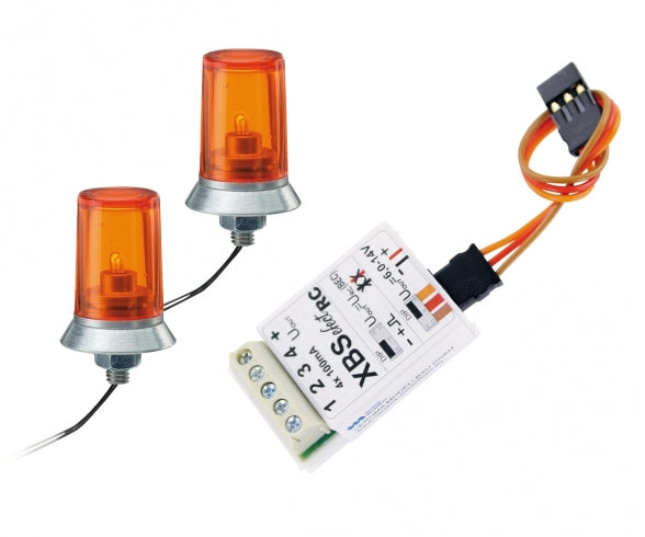 Carson - 15x10mm Orange Flashing Light w/ E.(2)