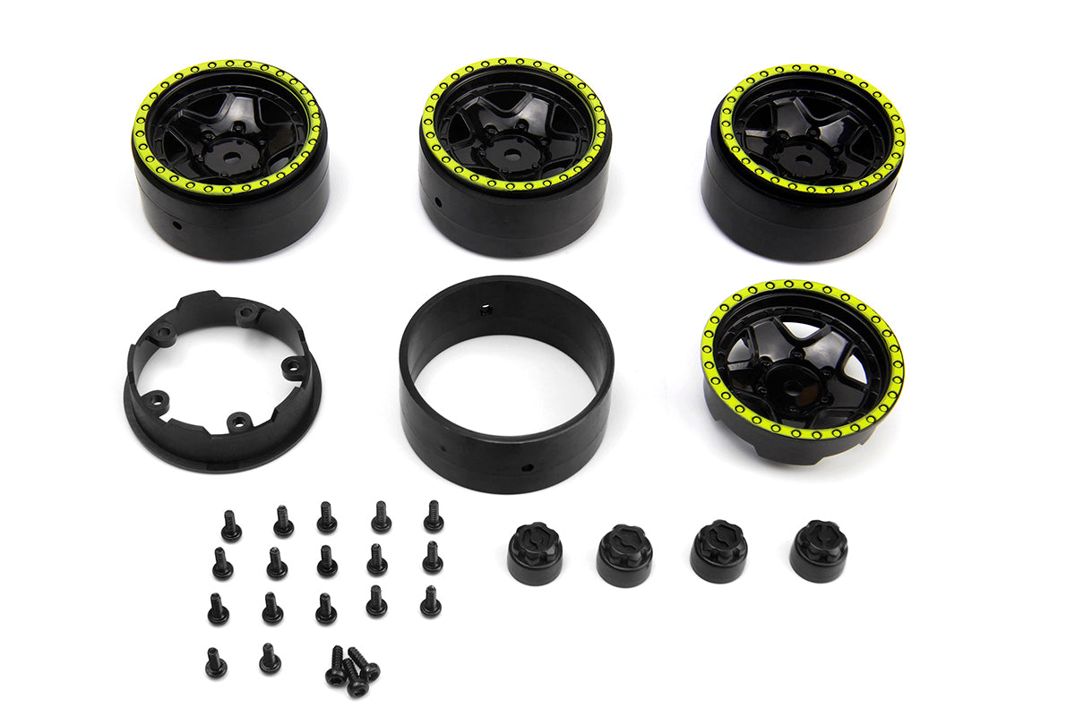 CL-5 Beadlock Wheel 1.2in (Green/4pcs)