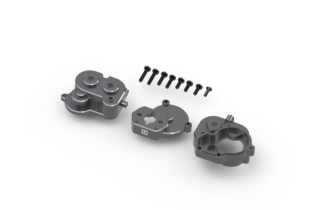 Aluminum Center Gear Box Set (Gunmetal)
