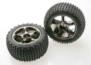 Traxxas 2470A Tires & Wheels Alias Medium/Tracer 2.2" Rear (TSM-Rated) (2)