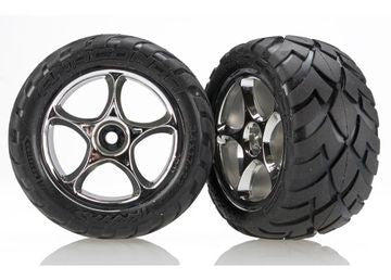 Traxxas 2478R Tires & Wheels Anaconda/Tracer Chrome 2.2" Rear (2)
