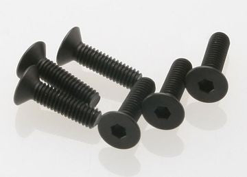 Traxxas 2546 Screws M4x15mm Countersunk Hex Socket (6)