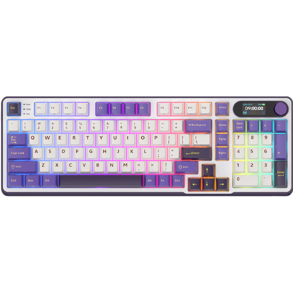 Royal Kludge S98 TFT Tactile 98K Blackberry - RGB ANSI (ENG) wireless