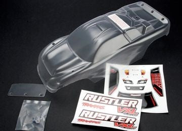 Traxxas 3714 Body Rustler Clear