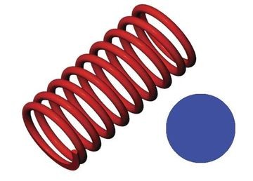 Traxxas 5444 Shock Springs GTR Red (5.9 Rate Blue) (2)