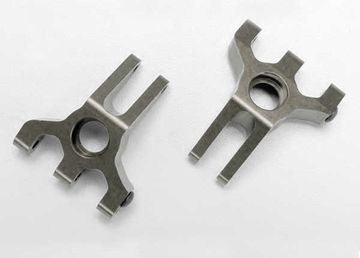 Traxxas 5555X Stub Axle Carriers Aluminium Titanium-anodized (Pair) Jato*