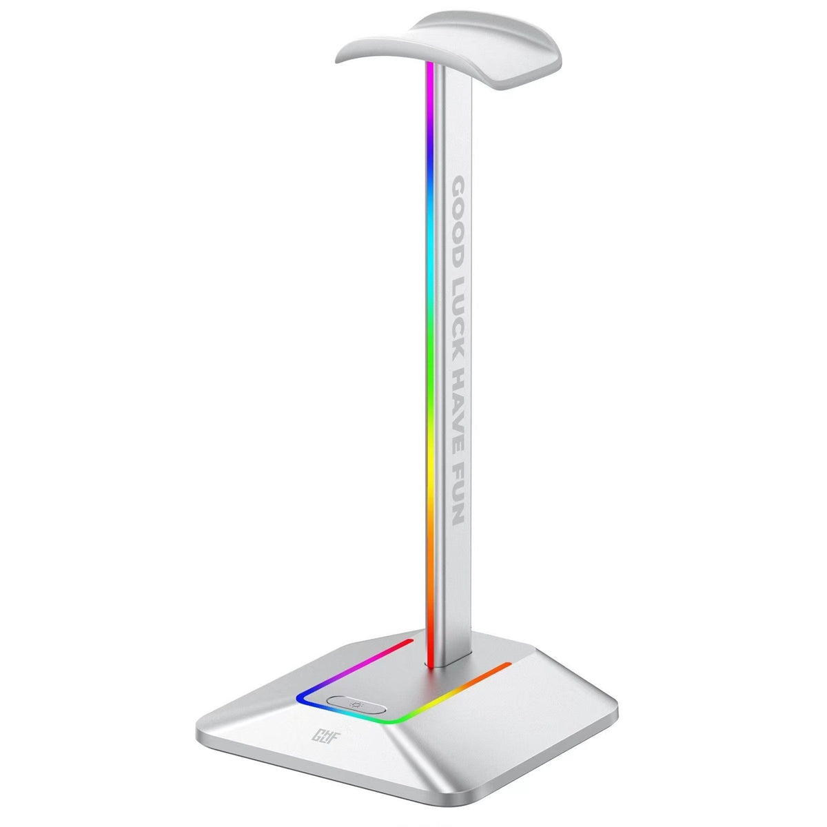 FragON - Watchtower 2U RGB headset & headphone holder, Silver