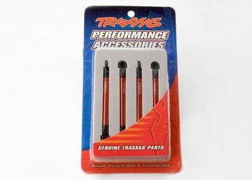 Traxxas 7118X Push Rod Suspension Alu Red (4) 1/16 E-Revo, Summit