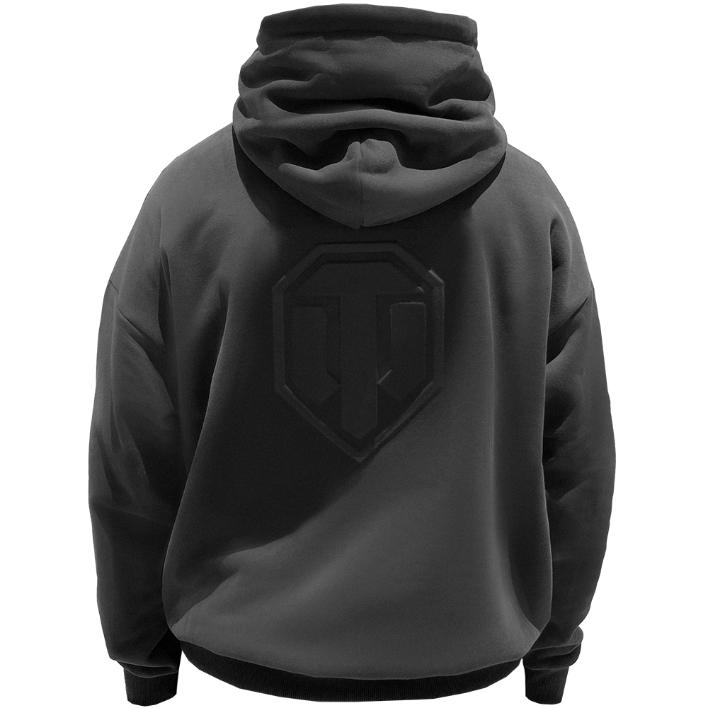 World of Tanks Hoodie with embossing grey, 3XL