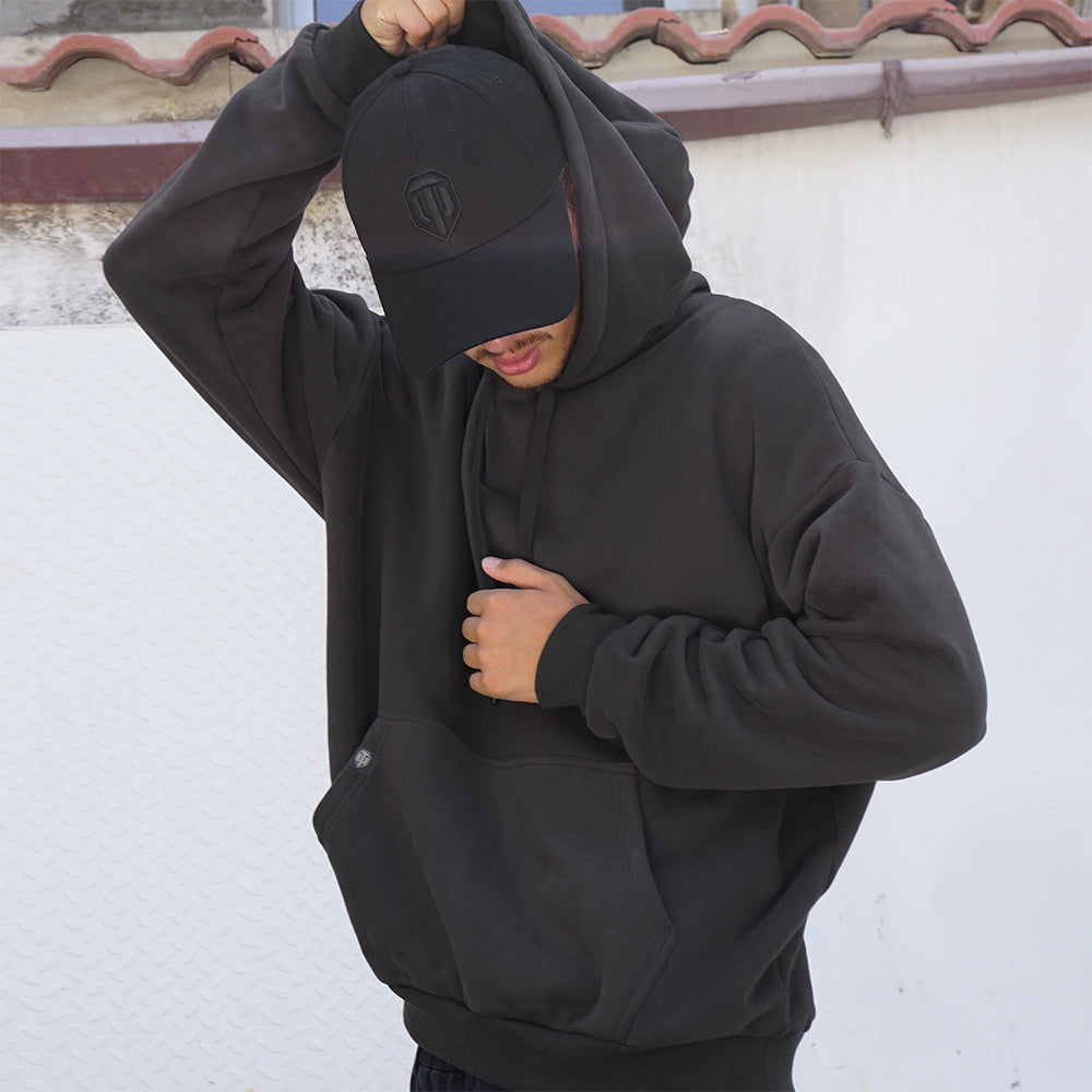 World of Tanks Hoodie with embossing grey, XL
