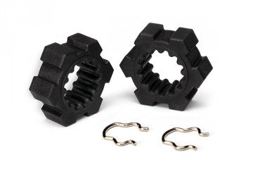 Traxxas 7756 Wheel Hubs with Clips (2) X-Maxx, XRT