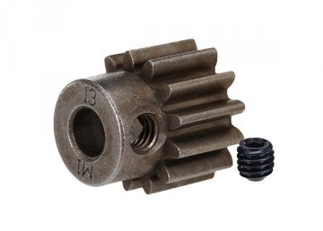 Traxxas 6486X Pinion Gear 13T 1.0M for 5mm Shaft (Only with Steel Spur Gear)