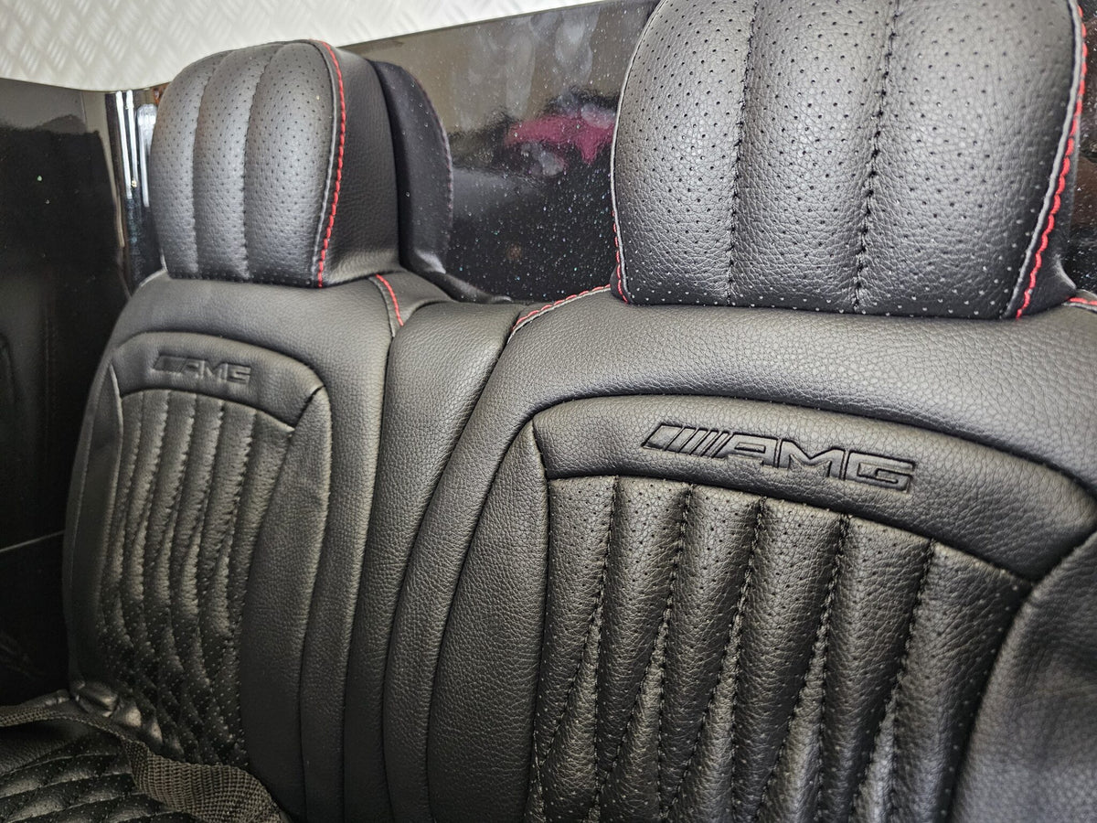 Mercedes-Benz G63 AMG 4x4 24V elbil til børn – 2 personer, metallic sort