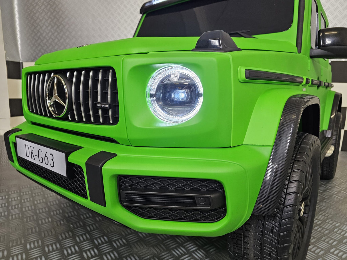 Elektrisk børnebil Mercedes G63 AMG 24 volt mat grøn