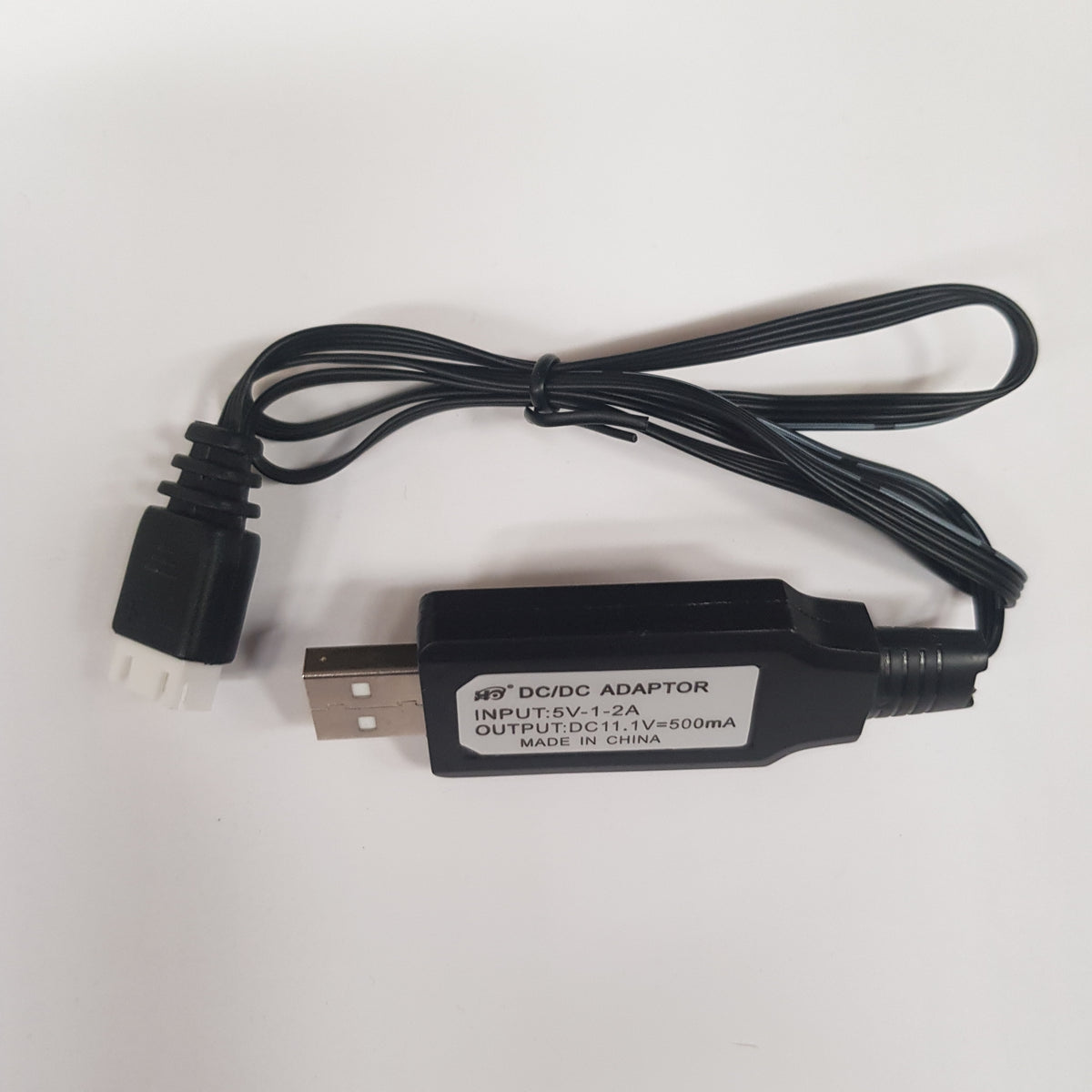 11.1V USB Lader til LiPo 3S batterier - JST-XH stik - 500mAh