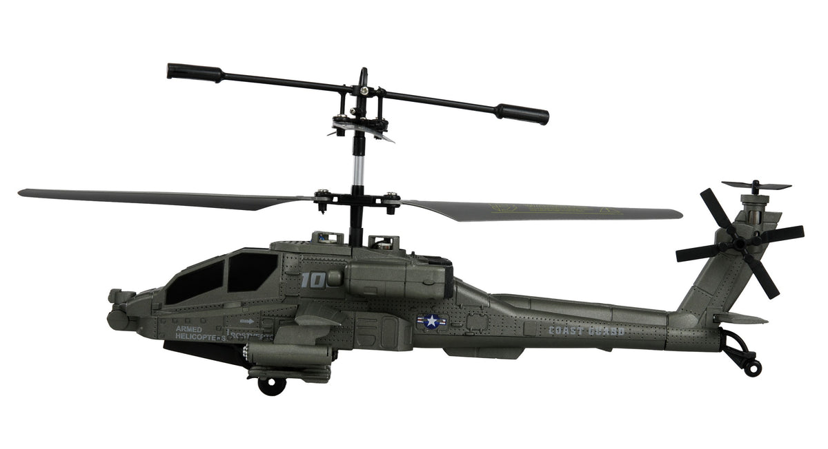 Fjernstyret Apache AH-64 Koaksial begynder helikopter – 3,5-kanals RTF