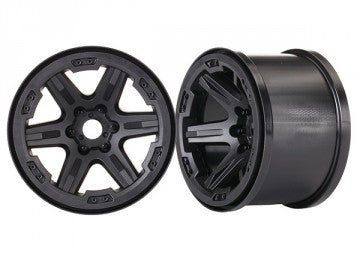 Traxxas 8671 Wheels Carbide 3.8" Black (2)