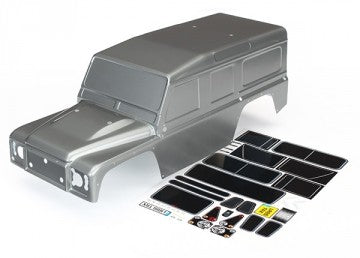 Traxxas 8011X Body Land Rover Defender Graphite Silver