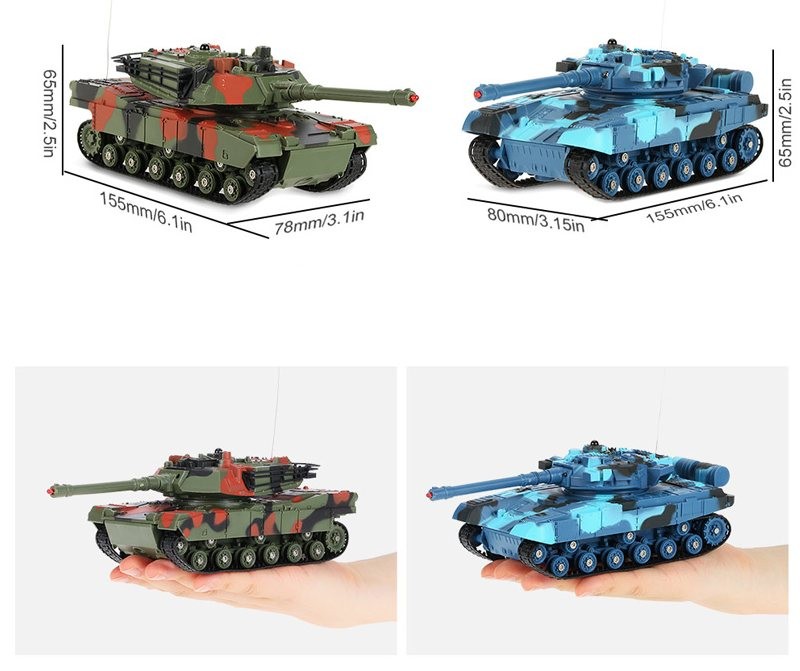 Battle Tanks – Radiostyrda stridsvagnar med infraröd stridsfunktion