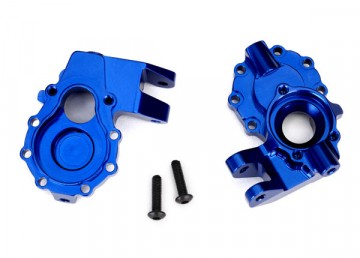 Traxxas 8252X Portal Housing Inner Front Alu Blue Left/Right (2) TRX-4/6