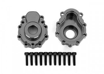 Traxxas 8251A Portal Housing Outer Alu Grey Front/Rear (2) TRX-4/6