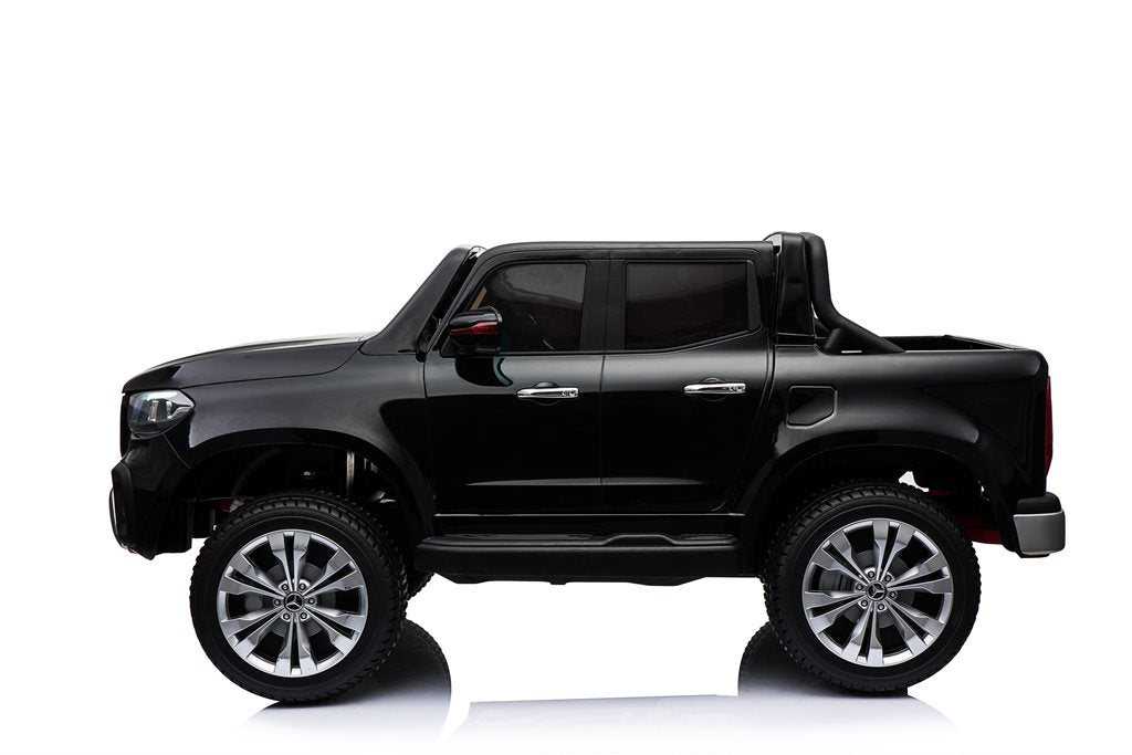 Mercedes X-Class Svart 4WD – 4x12V Elbil för Barn