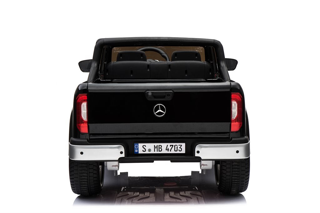 Mercedes X-Class Svart 4WD – 4x12V Elbil för Barn