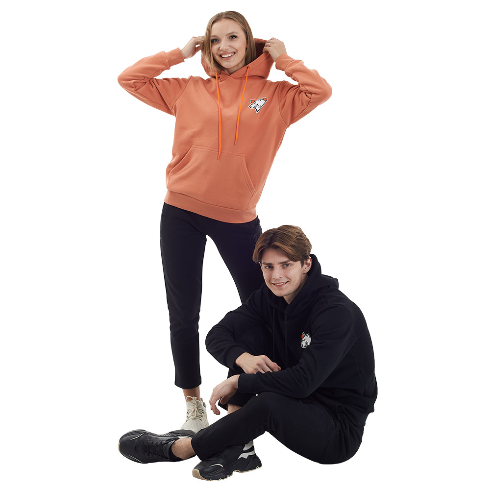 Virtus.pro Hoodie classic w/pocket orange, M